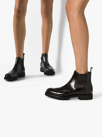 Shop Church's Charlize Chelsea Boots In Black