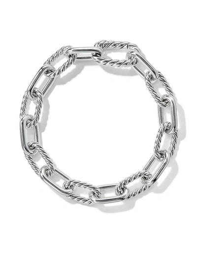 Shop David Yurman Sterling Silver Dy Madison Chain Bracelet In Ss