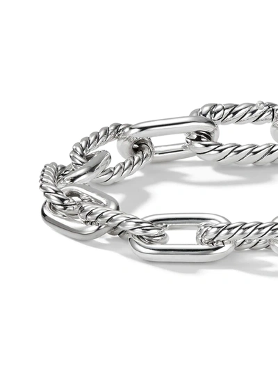 David Yurman Sterling Silver Dy Madison Small 8.5mm Bracelet In Ss