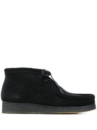 Shop Clarks Originals Lace-up Desert Boots In Black