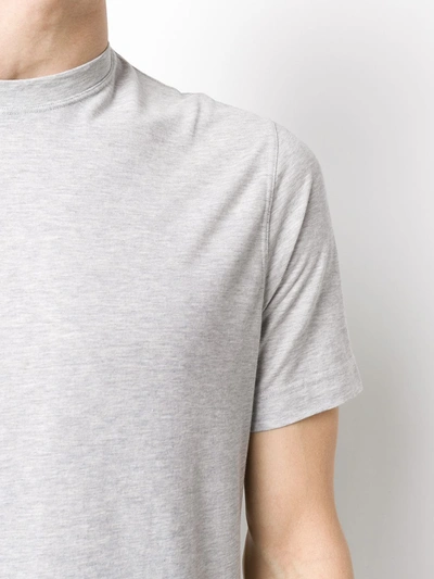 Shop Zanone Jersey T-shirt In Grey