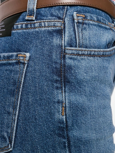 Shop J Brand Julia High-rise Kick-flare Jeans In Blue