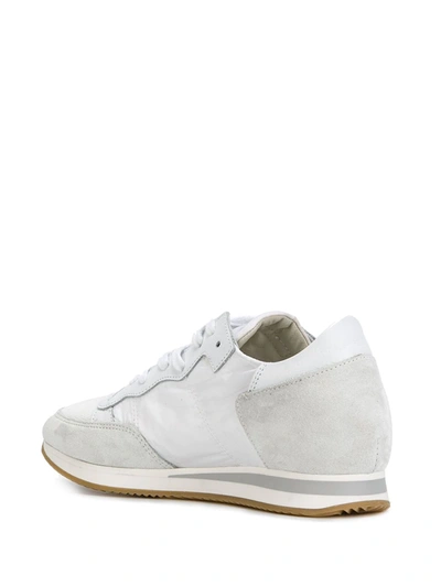 Shop Philippe Model Tropez Sneakers In White