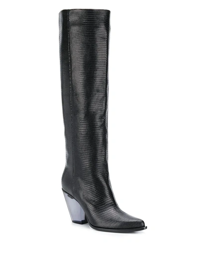Shop Le Silla Christine Boots In Black