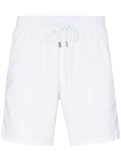 VILEBREQUIN MOOREA SWIM SHORTS - 白色