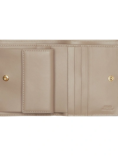 Shop Fendi Billfold Purse In Neutrals