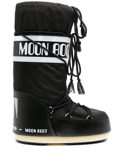 Shop Moon Boot Icon Snow Boots In Black
