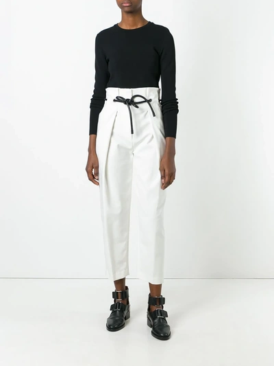 Shop 3.1 Phillip Lim / フィリップ リム Origami-pleated Trousers In White