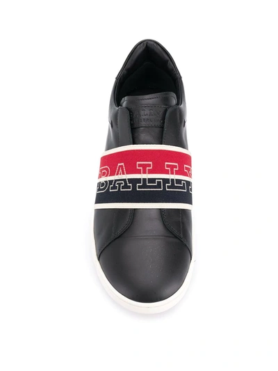 Shop Bally Wictor Sneakers In Black