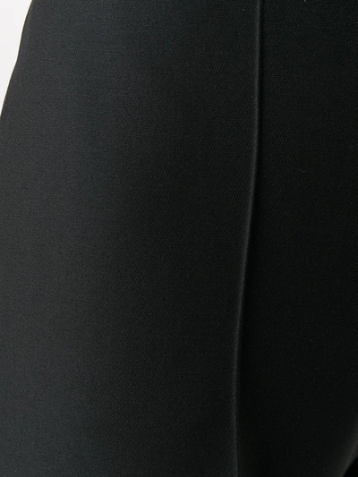Shop Valentino Straight-leg Trousers In Black