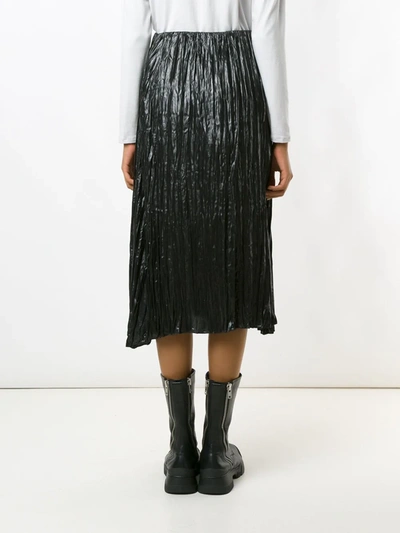 Shop Uma Raquel Davidowicz Galena Midi Skirt In Black