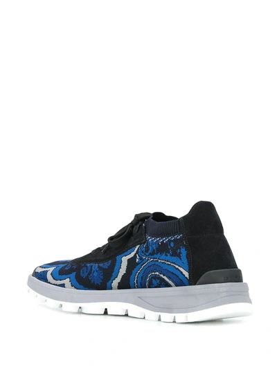 Shop Etro Low-top Sneakers In Blue