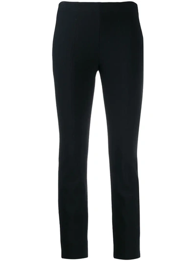 Shop Vince Slim Fit Trousers In Blue