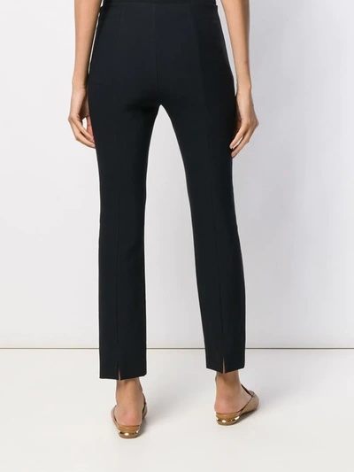 Shop Vince Slim Fit Trousers In Blue