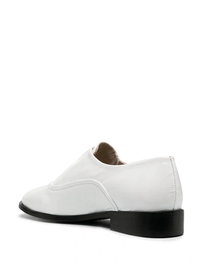 Shop Tila March Serge Derby Loafers In White