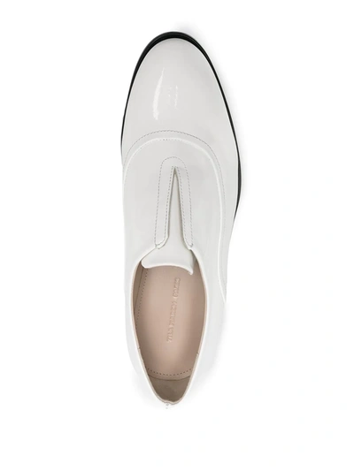 Shop Tila March Serge Derby Loafers In White