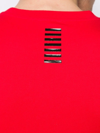 Shop Ea7 Printed Logo Sweatshirt In Red