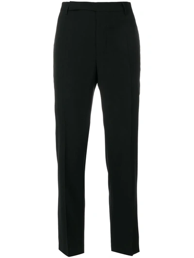 Shop Rick Owens Tailored Trousers In Black