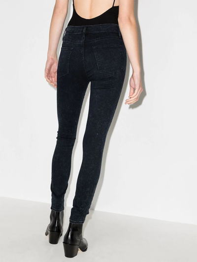 Frame Le High Skinny Jeans In Blue