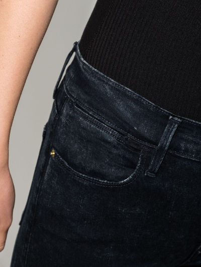 Frame Le High Skinny Jeans In Blue