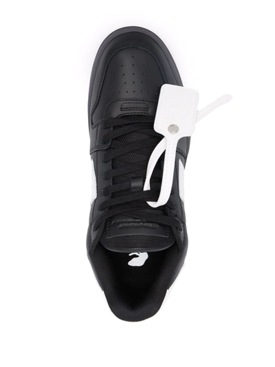 Shop Off-white Ooo Low-top Sneakers In Black