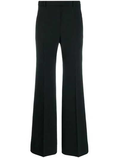 CREPE WIDE-LEG TROUSERS