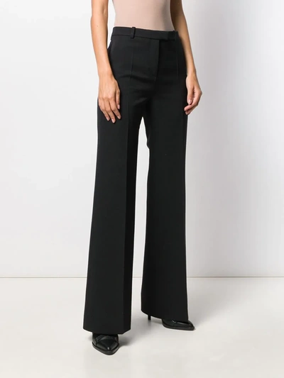 CREPE WIDE-LEG TROUSERS