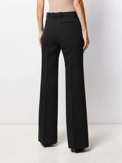 CREPE WIDE-LEG TROUSERS