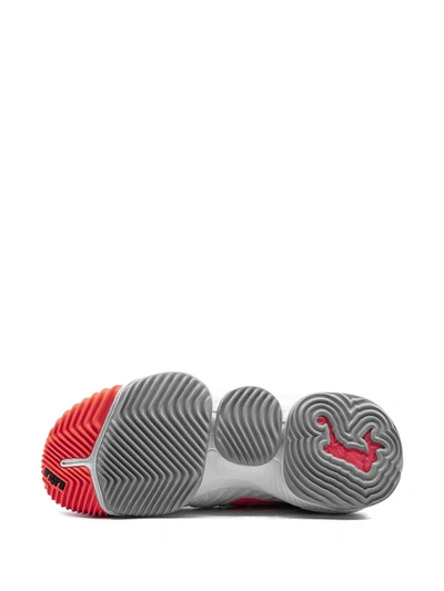 Nike Lebron 16 Hot Lava Basketball Shoe In White