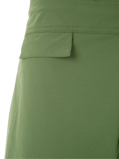 Shop Amir Slama Plain Shorts In Green