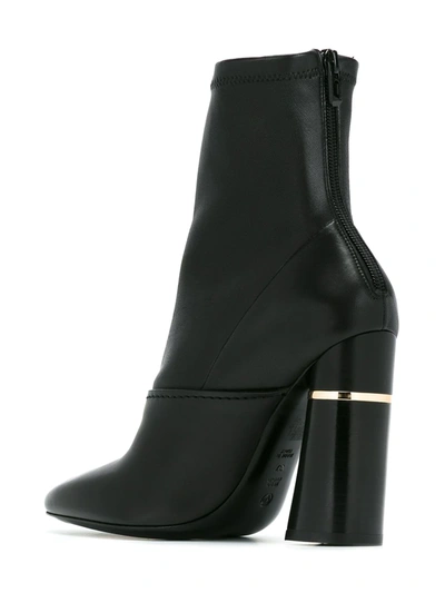 3.1 Phillip Lim Kyoto Leather Sock Boots In Black