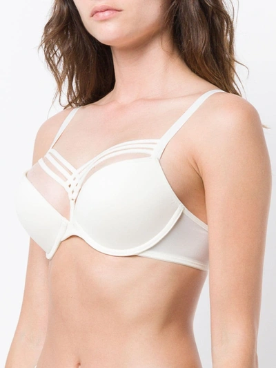 MARLIES DEKKERS 'DAME DE PARIS' IVORY PUSH UP BRA - 白色