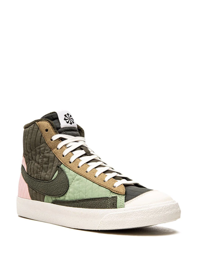 Shop Nike Blazer Mid 77 Premium "toasty Sequoia Quilt" Sneakers In Brown