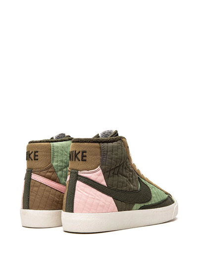 Shop Nike Blazer Mid 77 Premium "toasty Sequoia Quilt" Sneakers In Brown