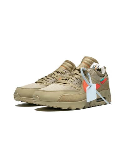 Nike The 10: Air Max 90 "off-white/desert Ore" Sneakers In Neutrals