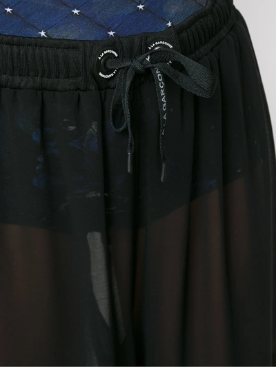 Shop À La Garçonne Chiffon Shorts In Black
