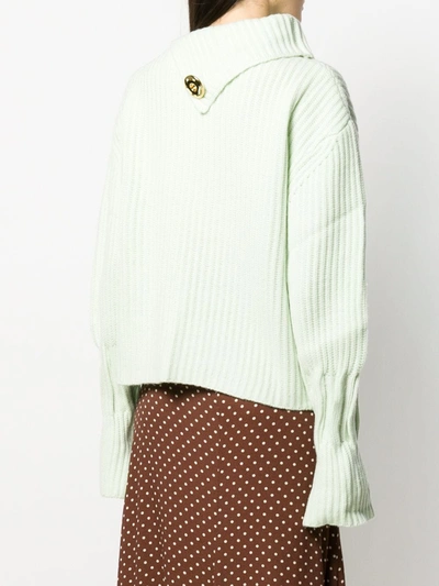 JW ANDERSON CHUNKY KNIT JUMPER - 绿色