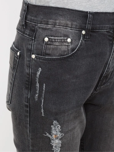 Shop Amapô Indie Boyfriend Jeans In Black