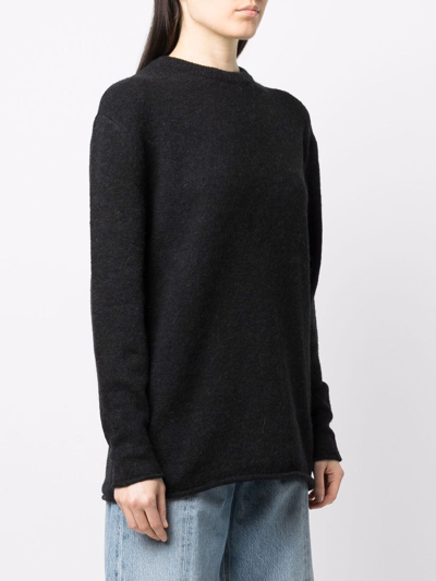 Rag & Bone Elsa Alpaca & Wool-blend Sweater In 黑色