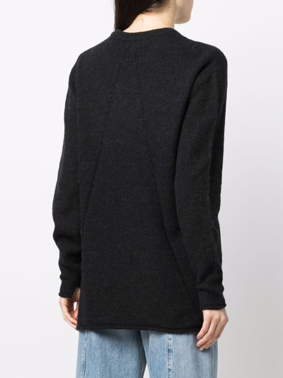 Rag & Bone Elsa Alpaca & Wool-blend Sweater In 黑色