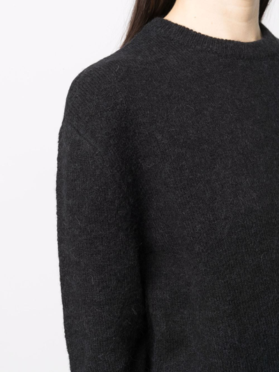 Rag & Bone Elsa Alpaca & Wool-blend Sweater In 黑色