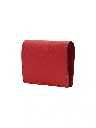 Shop Fendi F Is  Compact Wallet In Red