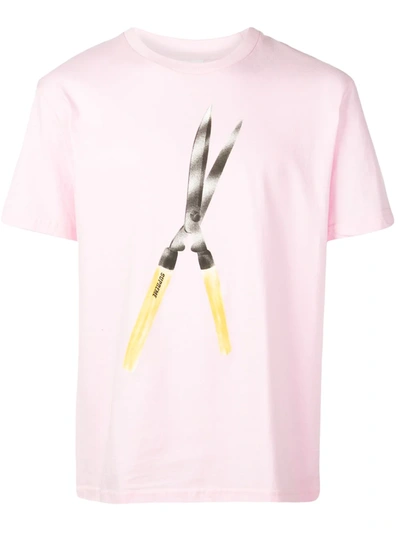 SUPREME SHEARS T恤 - 粉色