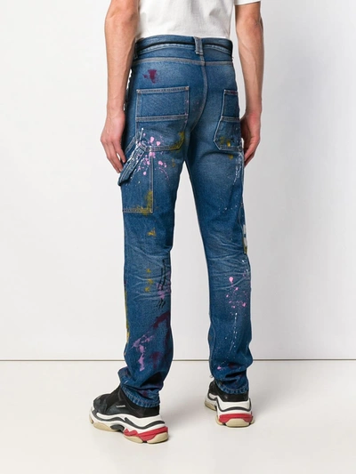 Shop Off-white Carpenter Jeans In Blue