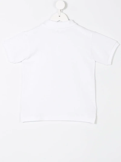 Shop Comme Des Garçons Heart Polo Shirt In White