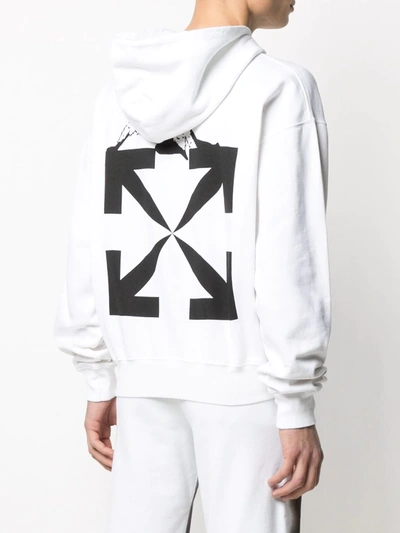 Shop Off-white World Caterpillar Hoodie In White