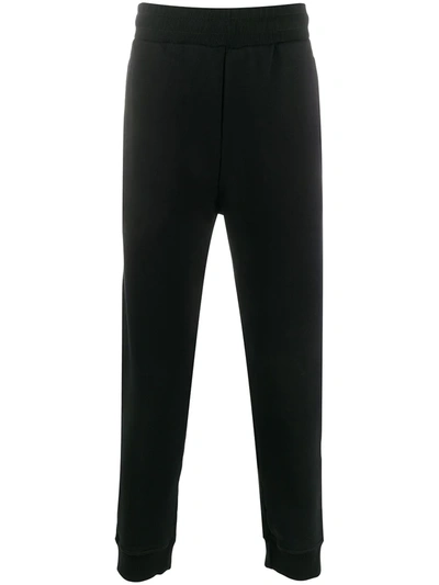 Shop A-cold-wall* Essential Cotton Track Pants In Black