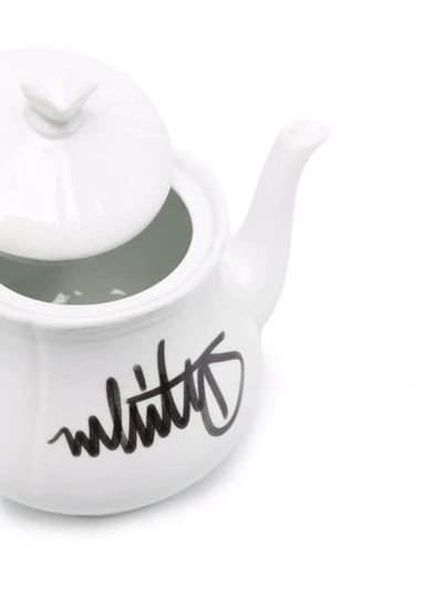 Shop Off-white X Ginori 1735 Logo-print Teapot In White
