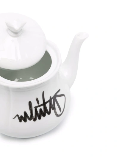Off-white X Ginori 1735 Logo-print Teapot In White