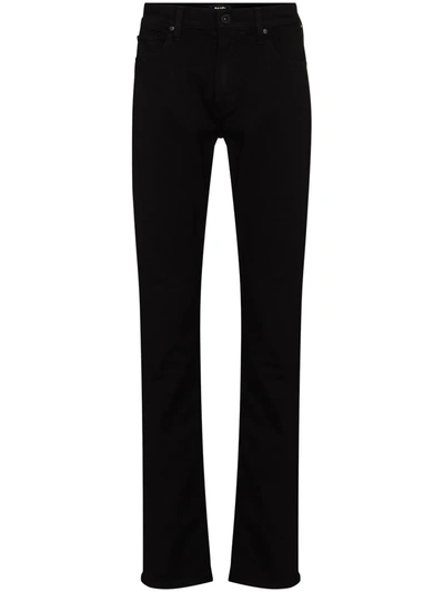 Shop Paige Federal Slim Jeans In Black